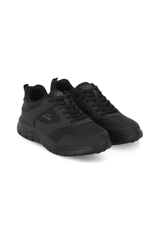 Slazenger Genfıt Erkek Siyah / Siyah Koşu & Yürüyüş Spor Ayakkabısı