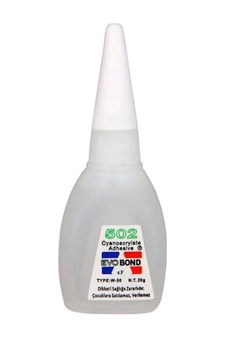 Evobond 502 Japon Yapıştırıcısı Süper Glue 20 Gr Diğer
