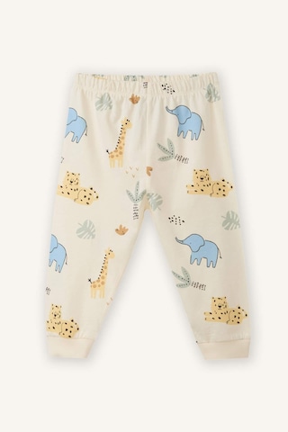 Defacto %100 Pamuklu Dinozor Baskılı 2'li Pijama Takımı Erkek Bebek G8846A526SM