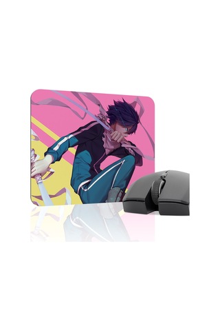 Noragami Kaymaz Dikişli Kauçuk Oyuncu Mousepad V3 - 22x18 Gaming Mouse Pad Fare Altlığı