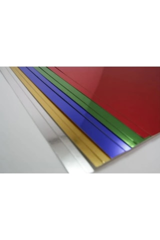 Aynalı Metalik Metalize Fon Kartonu 50x70cm 5 Adet 5 Farklı Renk
