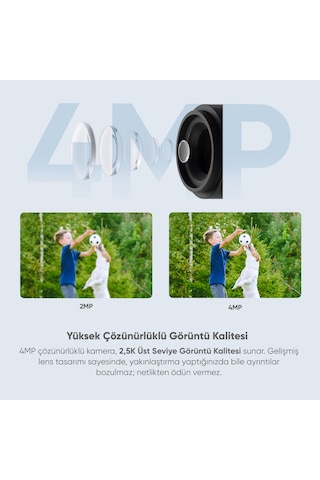 Şımart Akıllı Wifi Dış Mekan Güvenlik Kamerası, Güneş Enerjili, Gece Görüşlü
