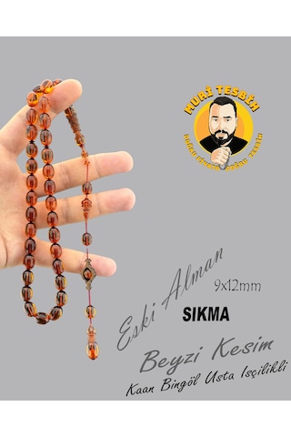 Kaan Bingöl Tirbişon Obje Eski Alman Sıkma Beyzi Kesim 9x12mm