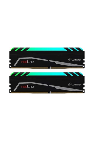 Redlıne Lumina - Ddr4 Rgb Oyun Dram - 16gb 2x8gb Udımm Bellek Kiti - 3200mhz Pc4-25600 Cl-16-288-pin 1.35v Masaüst