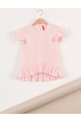 Denokids Ollie&Olla Pembe Nopeli Kız Bluz Çok Renkli