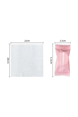 Mucit Home 20 Adet Sıkılaştırılmış Kapsül Islak Mendil Havlu Taşınabilir Seyahat Mendili 20'li Set