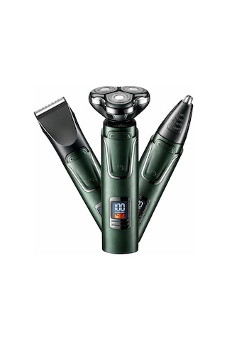 Sportsman Sm-555 Professional 3 Ü 1 Arada Islak/kuru Şarjlı Erkek Bakım Seti
