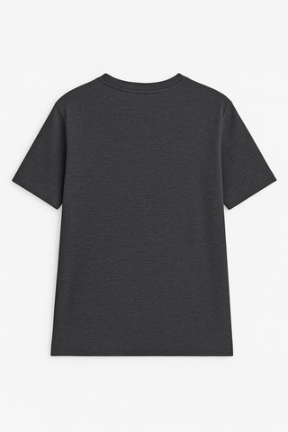 Erkek %100 Pamuk Bisiklet Yaka Baskılı T-shirt Çok Renkli