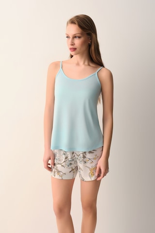 Suwen Emma Atlet Şort Pijama Takımı Sh26640667338 Ekru