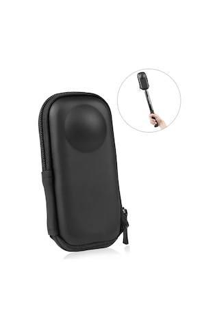 Insta360 X3 / One X2 Puluz Kamera İçin Taşınabilir Kılıf Kutusu Saklama Çantası Siyah