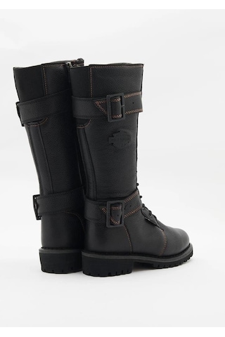 Harley Davidson Belhaven Waterproof Black Kadın Çizme Siyah
