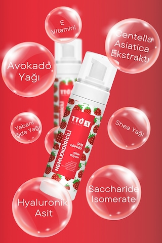 Tto -X Nemlendiricili Duş Köpüğü Çilek Rüyası 200Ml