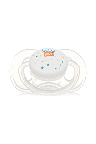Baby Plus Tekli Damaklı Emzik Beyaz 18-36 Ay BYP-315 Beyaz