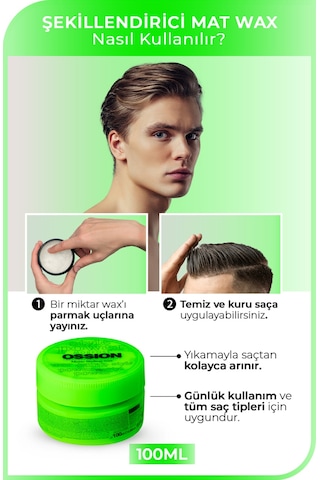 Morfose Ossion Matte Styling Wax 2 x 100 ML