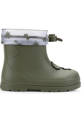 Igor Cc336-042 Mendi Dino Borreguito Çocuk Yağmur Çizmesi Haki