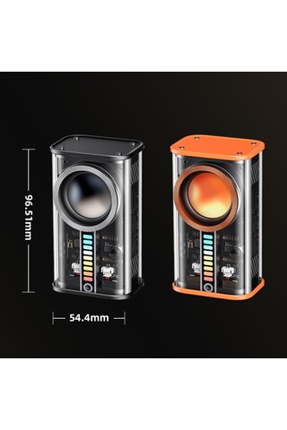 Remax RB-M68 Clear Mecha Kablosuz Hoparlör