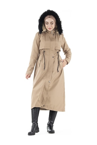 İçi Peluş Mont-vizon-2453-vizon Vizon