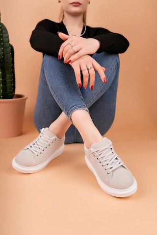 Luis A Costa Lc101 Gri Süet Kadın Sneaker Renkli