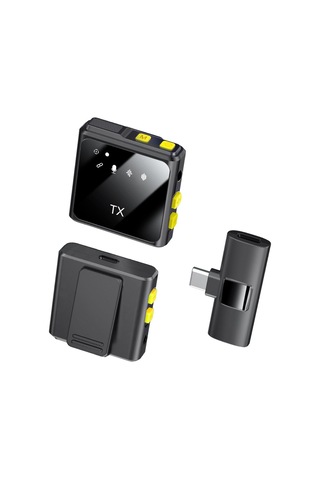 Kablosuz Taşınabilir Yaka & El Mikrofonu Metal-plastik Gövdeli, Gürültü Azaltmalı Mikrofon Mobil