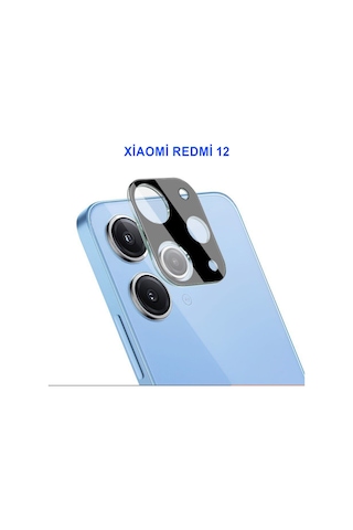 Redmi 12 Uyumlu Kamera Lens Koruyucu Dayanıklı Kamera Koruyucu