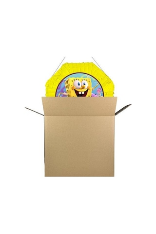 Sünger Bob Pinyata 42cm + Sopası Diğer