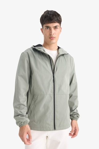 Defacto Su İtici Slim Fit Dar Kesim Kapüşonlu Fermuarlı Mont C5821ax25aukh397 Haki