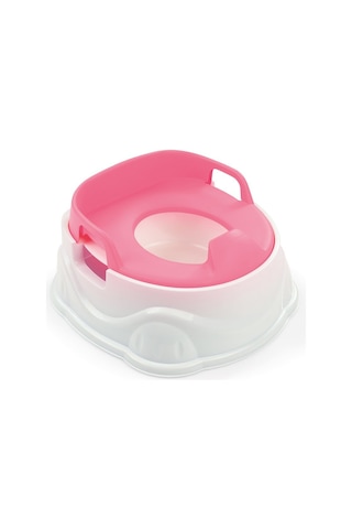7173 Dolu Lazımlık Adaptor Basamak 3IN1 -Pembe