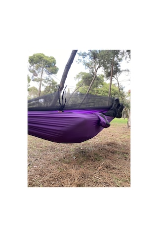 Camp And Map Cibinlikli Hamak 175 Kg Taşıma - Mor Mor