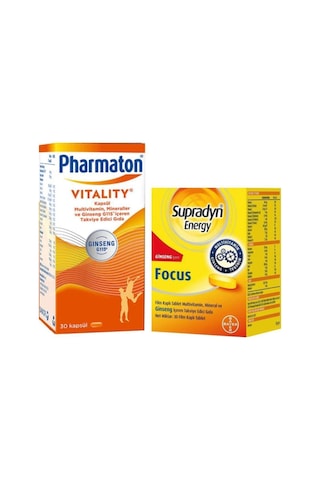 Pharmaton Vitality 30 Kapsül Energy Focus 30 Tablet