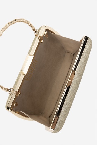 Valmenti Kadın Vegan Sarı Abiye Çanta 1083 0016 Bn Cnt Y25 Altın Sımlı Sarı