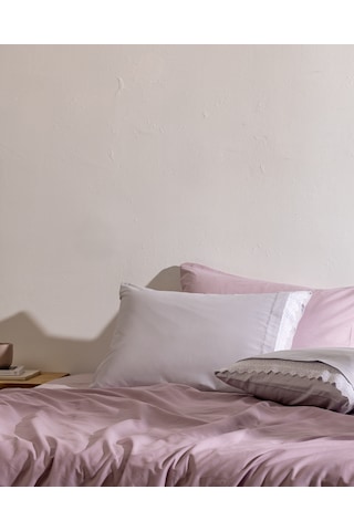 Madame Coco Fleuve %100 Pamuk 2'li Yastık Kılıfı - Gri 8684427287378 Gri