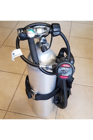 Set Tekne Scuba 7 L Çantalı Beuchat Regülatörlü