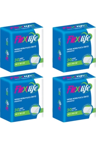Flexilife 60 x 90 CM Yatak Koruyucu Örtü 30'lu x 4 120 Adet