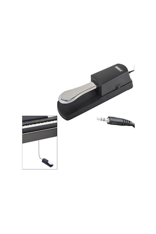 Midex Pp-06 Sustain Pedalı 3.5 Mm Jack Sustain Girişi Olan Tüm Ürünlerle Uyumlu
