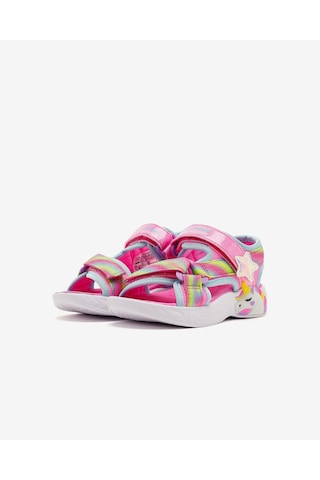 Skechers Unıcorn Dreams Sandal Küçük Kız Çocuk Pembe Işıklı Sandalet 303107n Pkmt