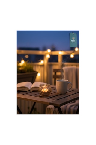 Chacha Home Luxury Bubble 2 'li Mumluk Ve Tealight Mum Tutucu Füme