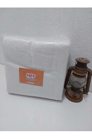 Otel Banyo Havlusu Orta Boy Beyaz 70X140 Cm 6 Ad.