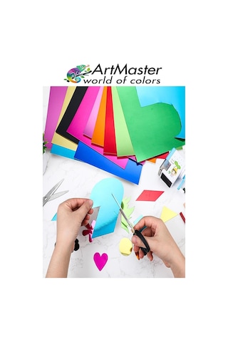 Aynalı Metalik Fon Kartonu 20x30 Cm 10 Renk 1 Paket Dekoratif Pırıltılı Folyo Kağıt Okul Sınıf Renkli Çok Renkli