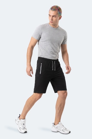 Slazenger Nıkon I Erkek Fermuar Cepli Siyah Şort