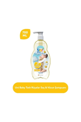 Uni Baby Bebek Şampuanı 700ml Tatlı Rüyalar Pompalı 12 Li Set