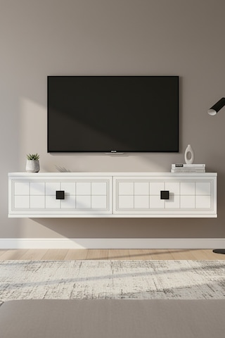 Tda1205a Yuka Duvara Montaj Tv Stand Antrasit 120cm