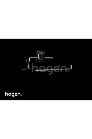 Hagen Güçlü Yapıştırma Rulo Kağıtlık Kapaksız Düşmeyen Yapıştırma Krom
