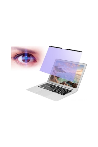 Yuntech01 Macbook Pro 16 İnç İçin Manyetik Tutuşan Mavi Işık Engelleme Filmi - Göz Koruma, Yırtık Ve Parlaklık Engelleme Özellikli Pet Ekran Koruyucu