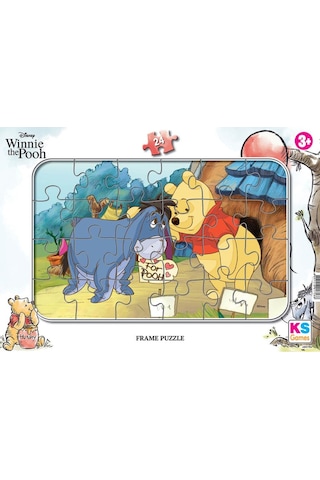 Winnie The Pooh 24 Parça Frame Puzzle.