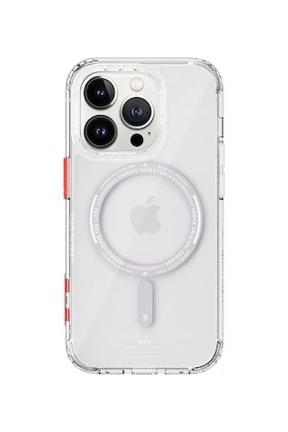 Rock Apple Uyumlu iPhone 14 Plus Air Serisi Magsafe Şeffaf Silikon Kılıf Şeffaf