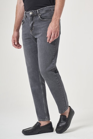 İmza Füme 5 Cep Gabardin Slim Fit Pamuklu Denim Jean Kot Pantolon 1023260154
