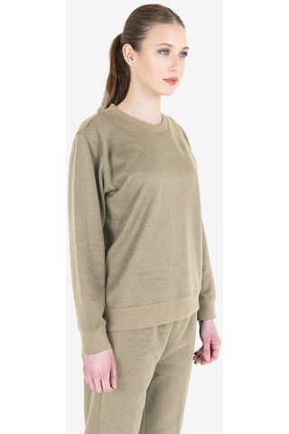 Lescon Bej Kadın Sweatshirt 23n-2102