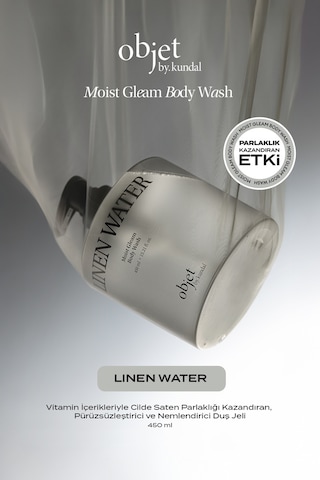 Pürüzsüzleştirici Nemlendirici Saten Bitişli Duş Jeli Kundal Moist Gleam Body Wash Linen Water Çiçeksi - Misk