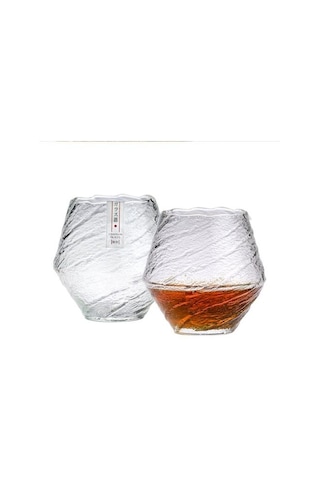 Japonya Edo Üfleme Kar Artwork Viski Düzgün Cam Ahşap Hediye Kutusu Niche Likör Xo Viski Kristal Şarap Cam Konyak Brandy Snifter Şarap Kadehleri Açık Gri