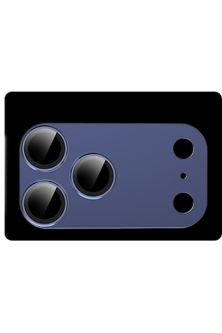 İphone 17 Pro Kamera Lens Koruyucu Cl-20 Lacivert